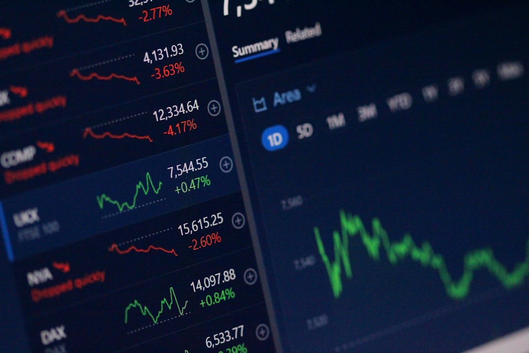 ETF trading screen portfolio